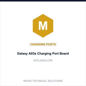 Galaxy A03s Charging Port Board