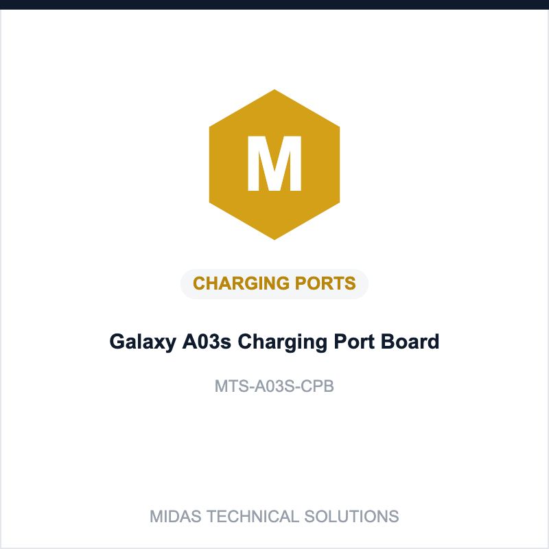 Galaxy A03s Charging Port Board