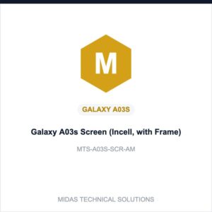 Galaxy A03s Screen (Incell, with Frame)