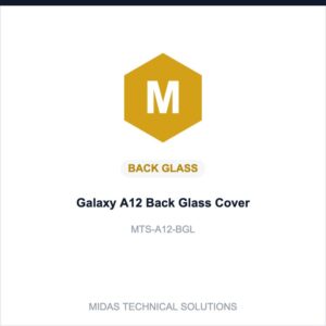 Galaxy A12 Back Glass Cover