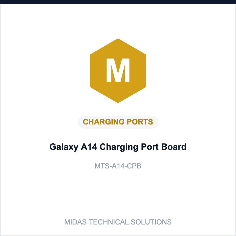 Galaxy A14 Charging Port Board