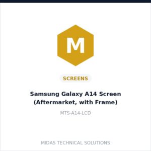 Samsung Galaxy A14 Screen (Aftermarket, with Frame)