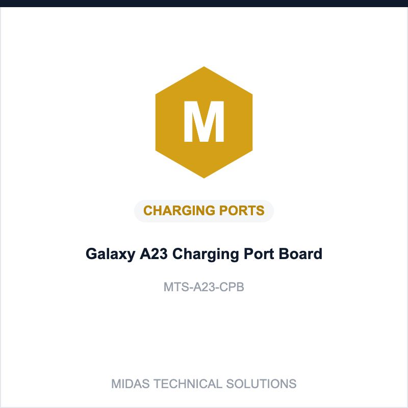 Galaxy A23 Charging Port Board