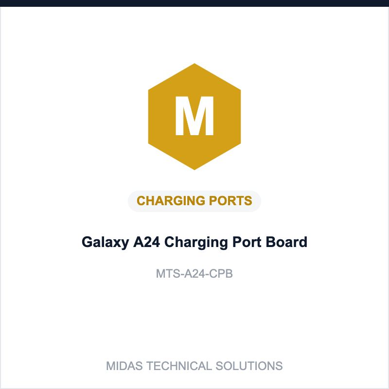 Galaxy A24 Charging Port Board