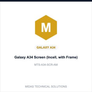 Galaxy A34 Screen (Incell, with Frame)