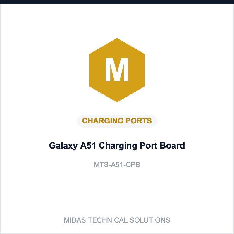 Galaxy A51 Charging Port Board