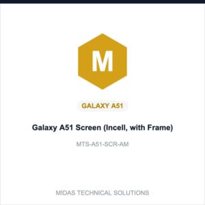 Galaxy A51 Screen (Incell, with Frame)