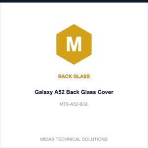 Galaxy A52 Back Glass Cover