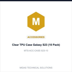 Clear TPU Case Galaxy S23 (10 Pack)