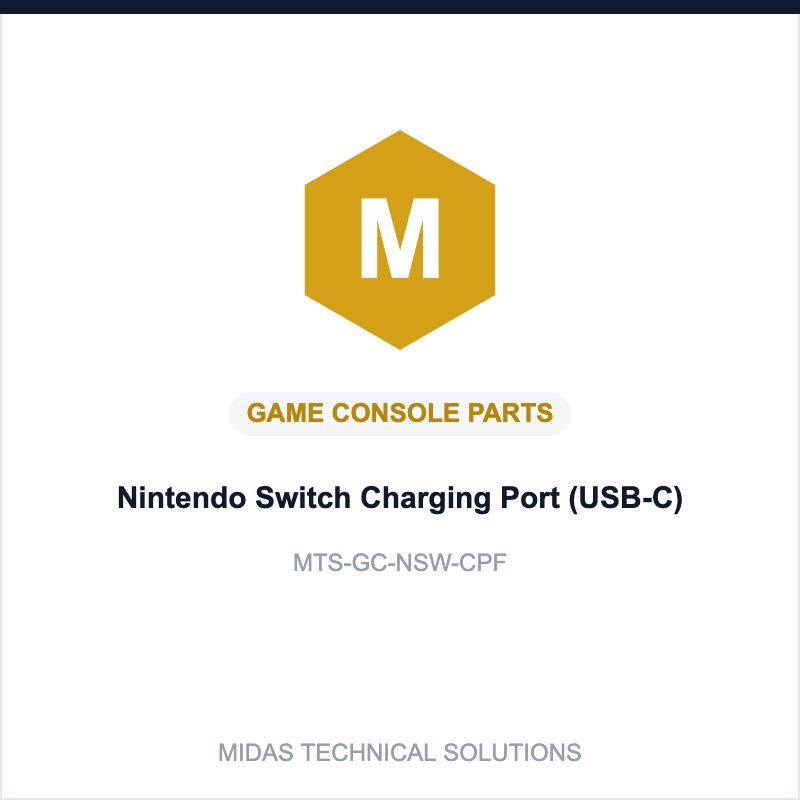 Nintendo Switch Charging Port (USB-C)