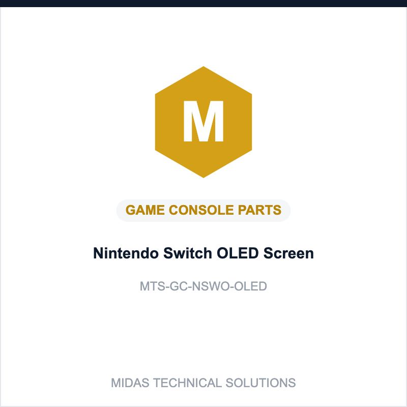 Nintendo Switch OLED Screen