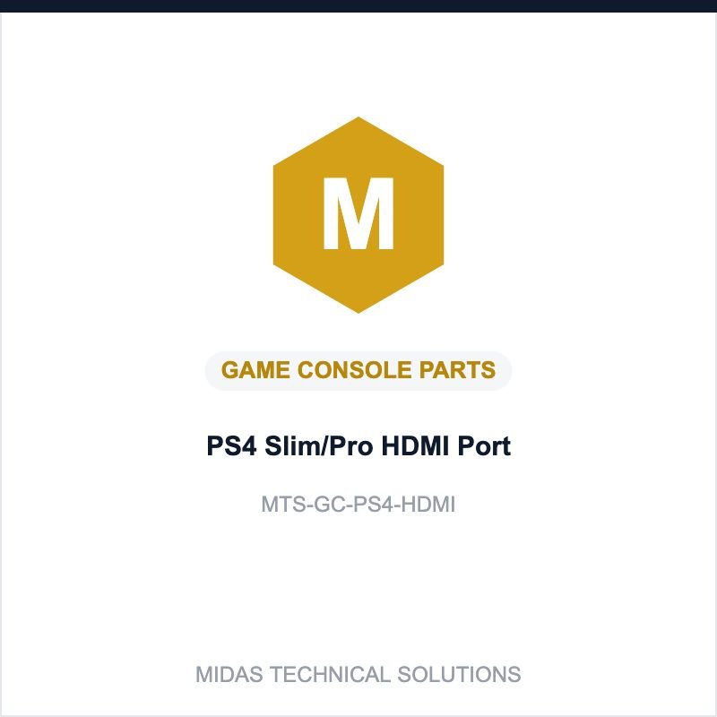 PS4 Slim/Pro HDMI Port