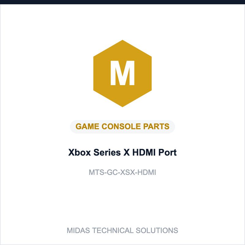 Xbox Series X HDMI Port