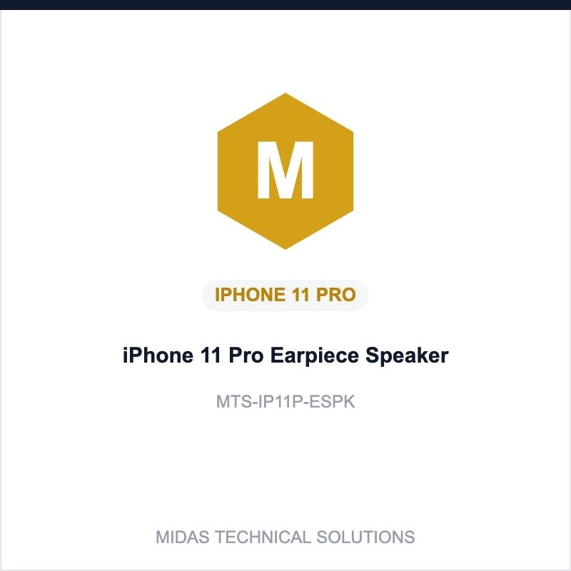 iPhone 11 Pro Earpiece Speaker