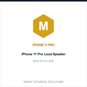 iPhone 11 Pro Loud Speaker