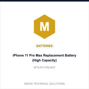 iPhone 11 Pro Max Replacement Battery (High Capacity)