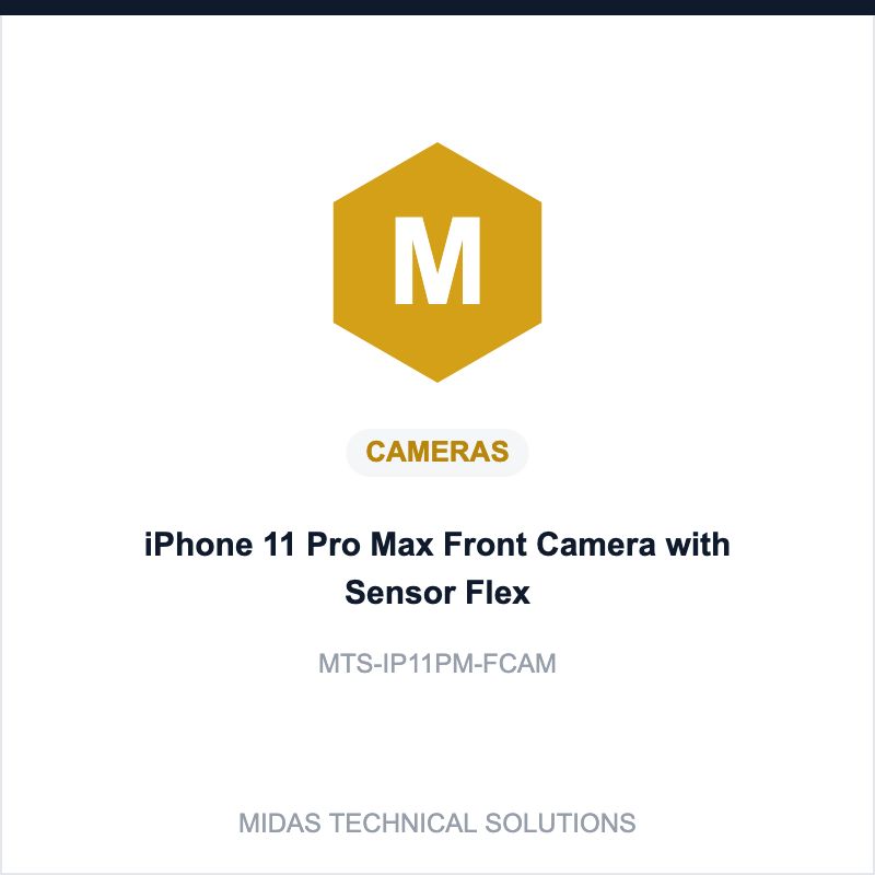 iPhone 11 Pro Max Front Camera with Sensor Flex