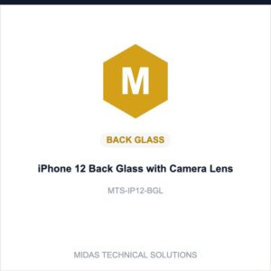 iPhone 12 Back Glass with Camera Lens