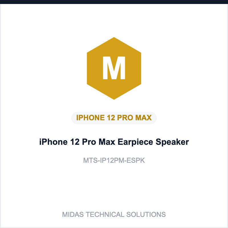 iPhone 12 Pro Max Earpiece Speaker