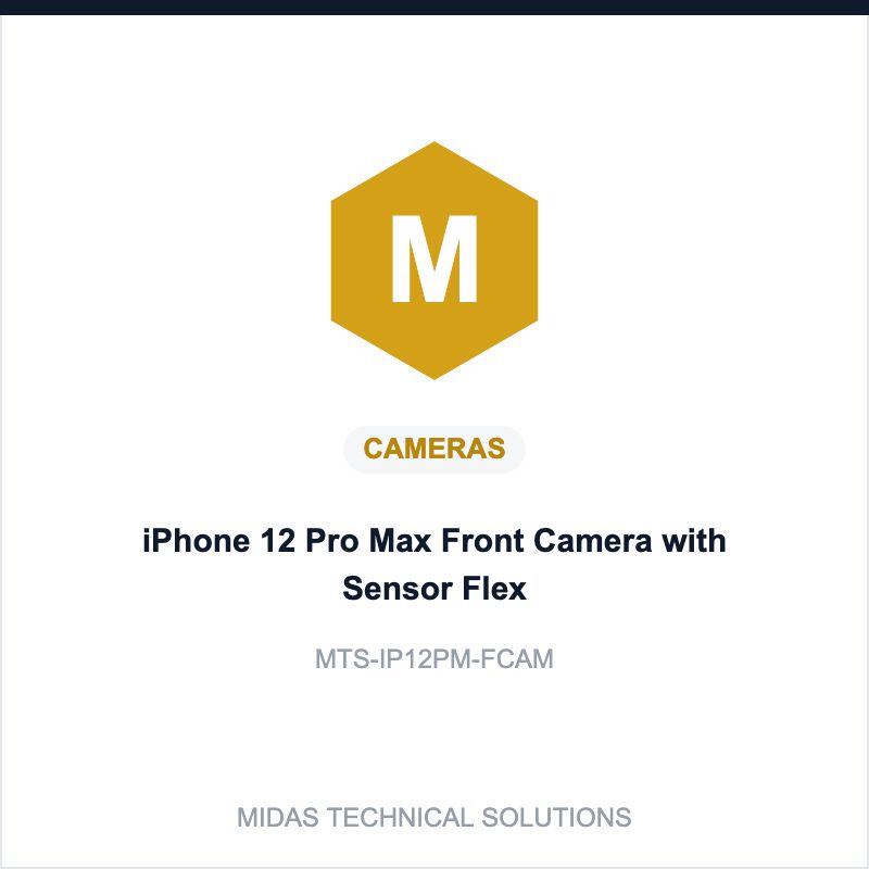 iPhone 12 Pro Max Front Camera with Sensor Flex