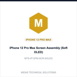 iPhone 12 Pro Max Screen Assembly (Soft OLED)