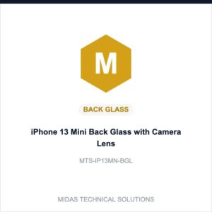 iPhone 13 Mini Back Glass with Camera Lens