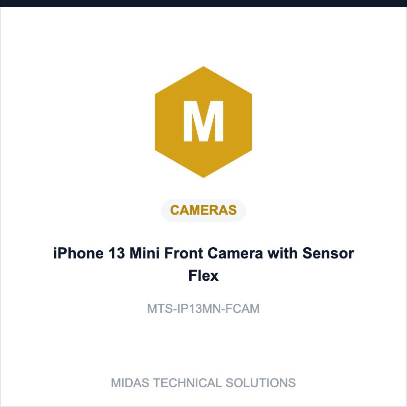 iPhone 13 Mini Front Camera with Sensor Flex