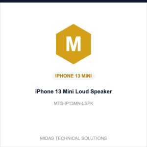 iPhone 13 Mini Loud Speaker
