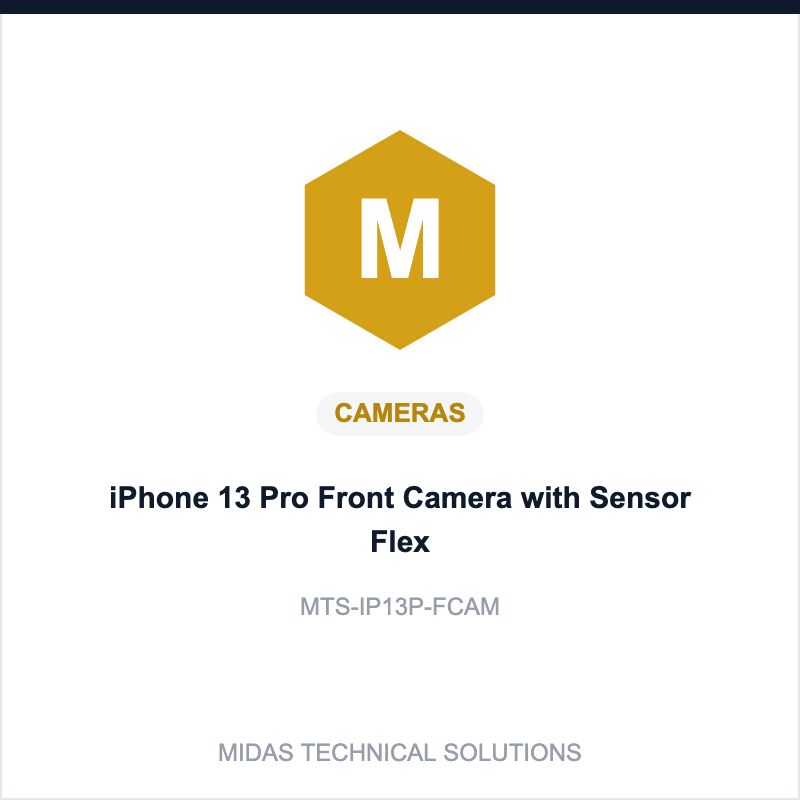 iPhone 13 Pro Front Camera with Sensor Flex