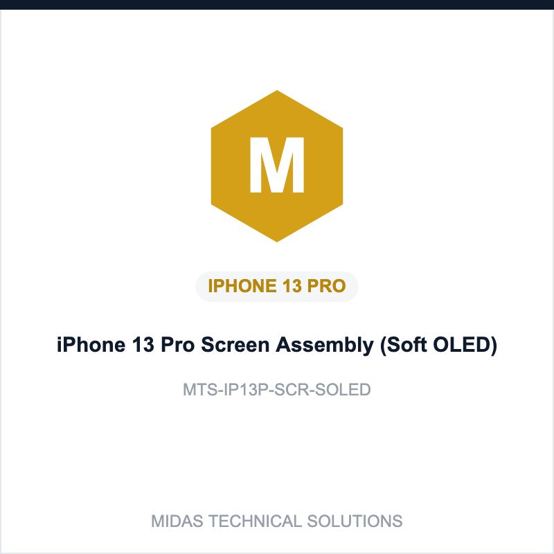 iPhone 13 Pro Screen Assembly (Soft OLED)