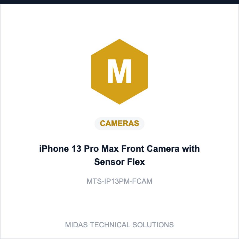 iPhone 13 Pro Max Front Camera with Sensor Flex