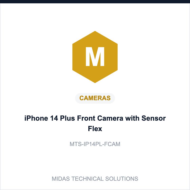 iPhone 14 Plus Front Camera with Sensor Flex