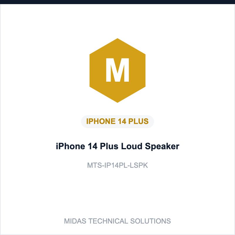 iPhone 14 Plus Loud Speaker