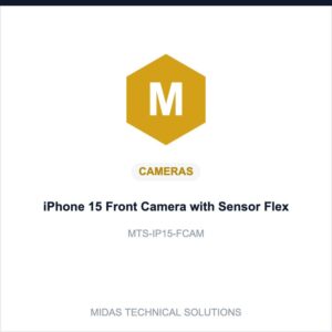 iPhone 15 Front Camera with Sensor Flex