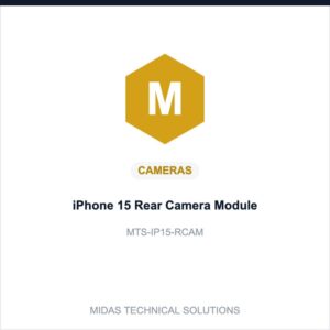 iPhone 15 Rear Camera Module