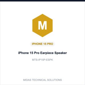 iPhone 15 Pro Earpiece Speaker