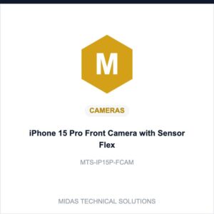 iPhone 15 Pro Front Camera with Sensor Flex