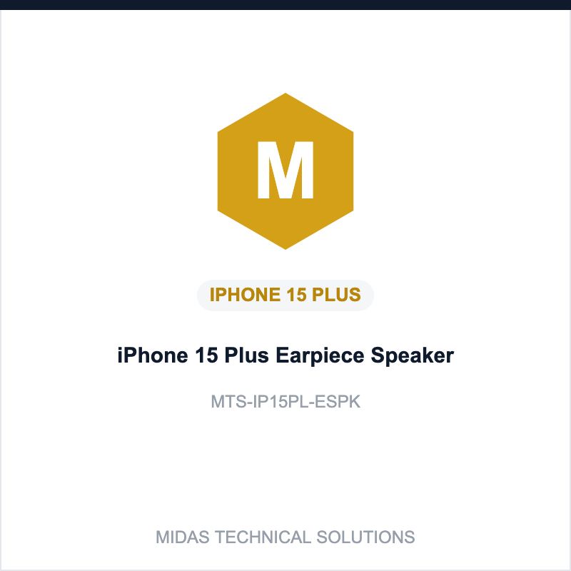 iPhone 15 Plus Earpiece Speaker