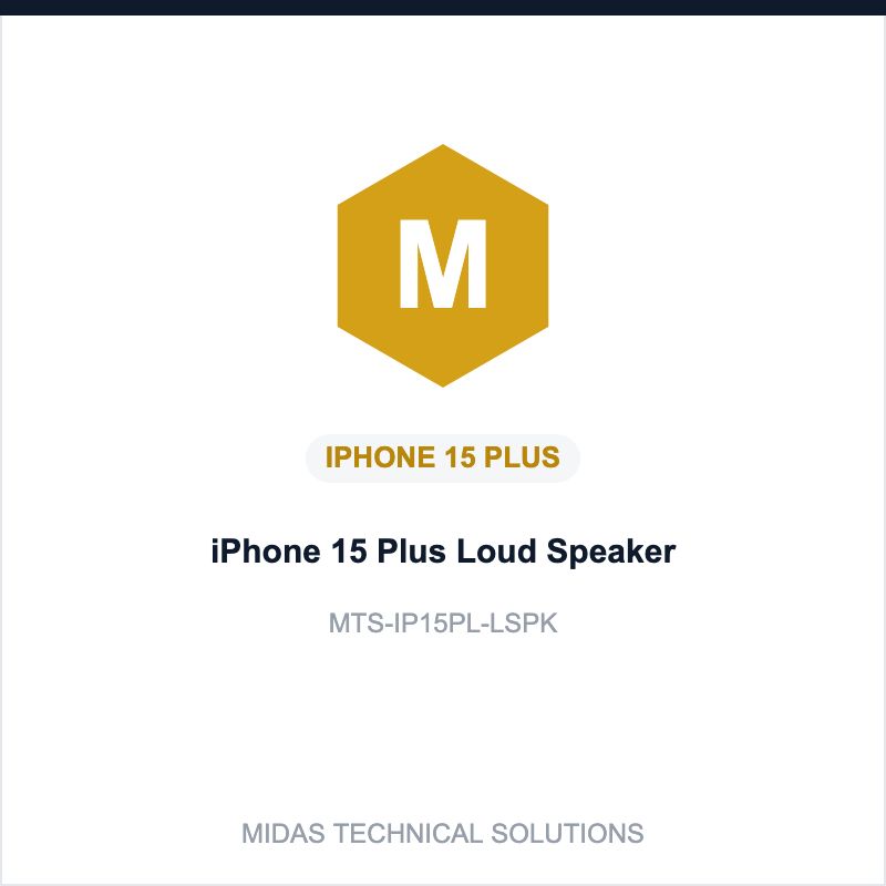 iPhone 15 Plus Loud Speaker