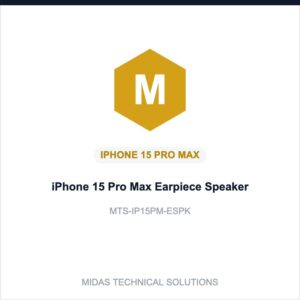 iPhone 15 Pro Max Earpiece Speaker