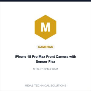 iPhone 15 Pro Max Front Camera with Sensor Flex