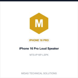 iPhone 16 Pro Loud Speaker
