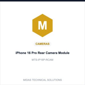 iPhone 16 Pro Rear Camera Module