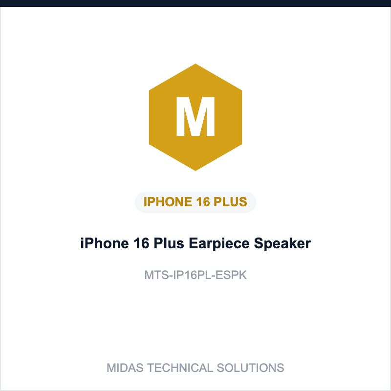 iPhone 16 Plus Earpiece Speaker