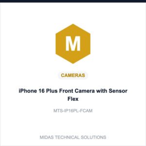 iPhone 16 Plus Front Camera with Sensor Flex