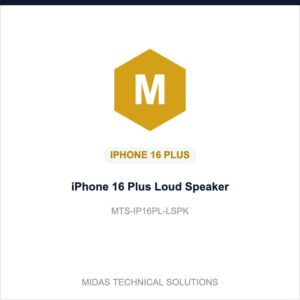 iPhone 16 Plus Loud Speaker