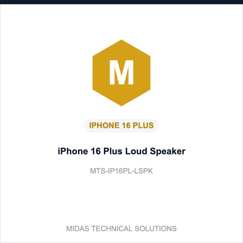 iPhone 16 Plus Loud Speaker