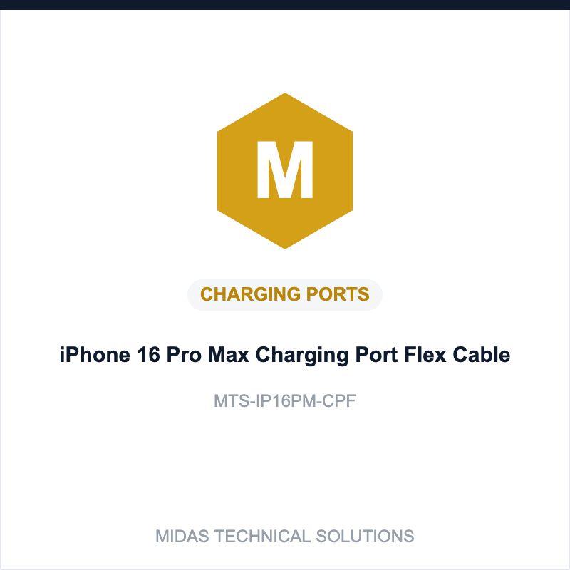 iPhone 16 Pro Max Charging Port Flex Cable
