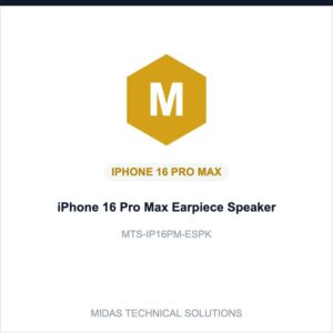 iPhone 16 Pro Max Earpiece Speaker