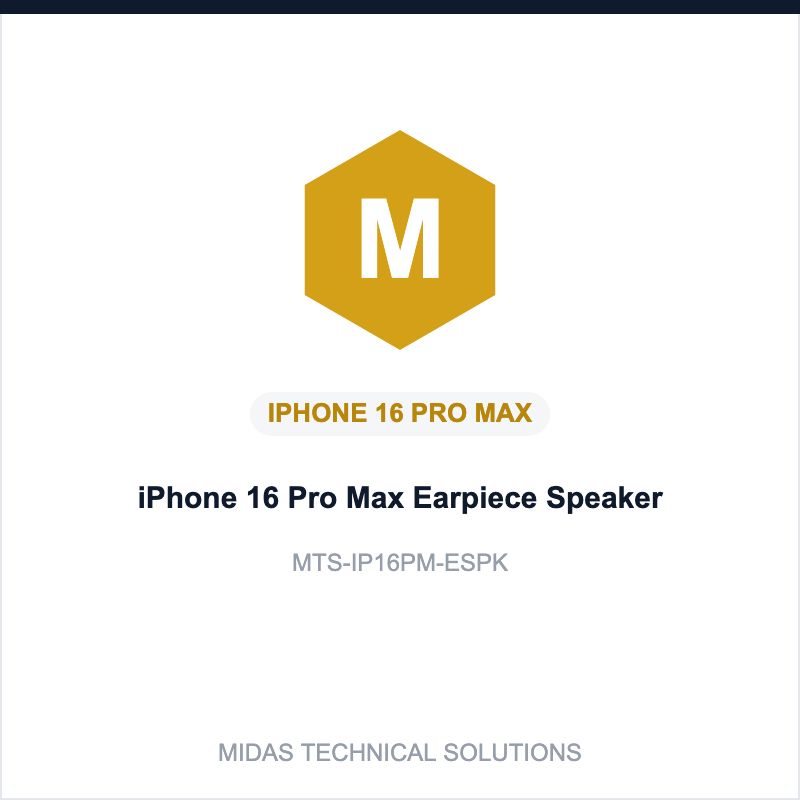 iPhone 16 Pro Max Earpiece Speaker